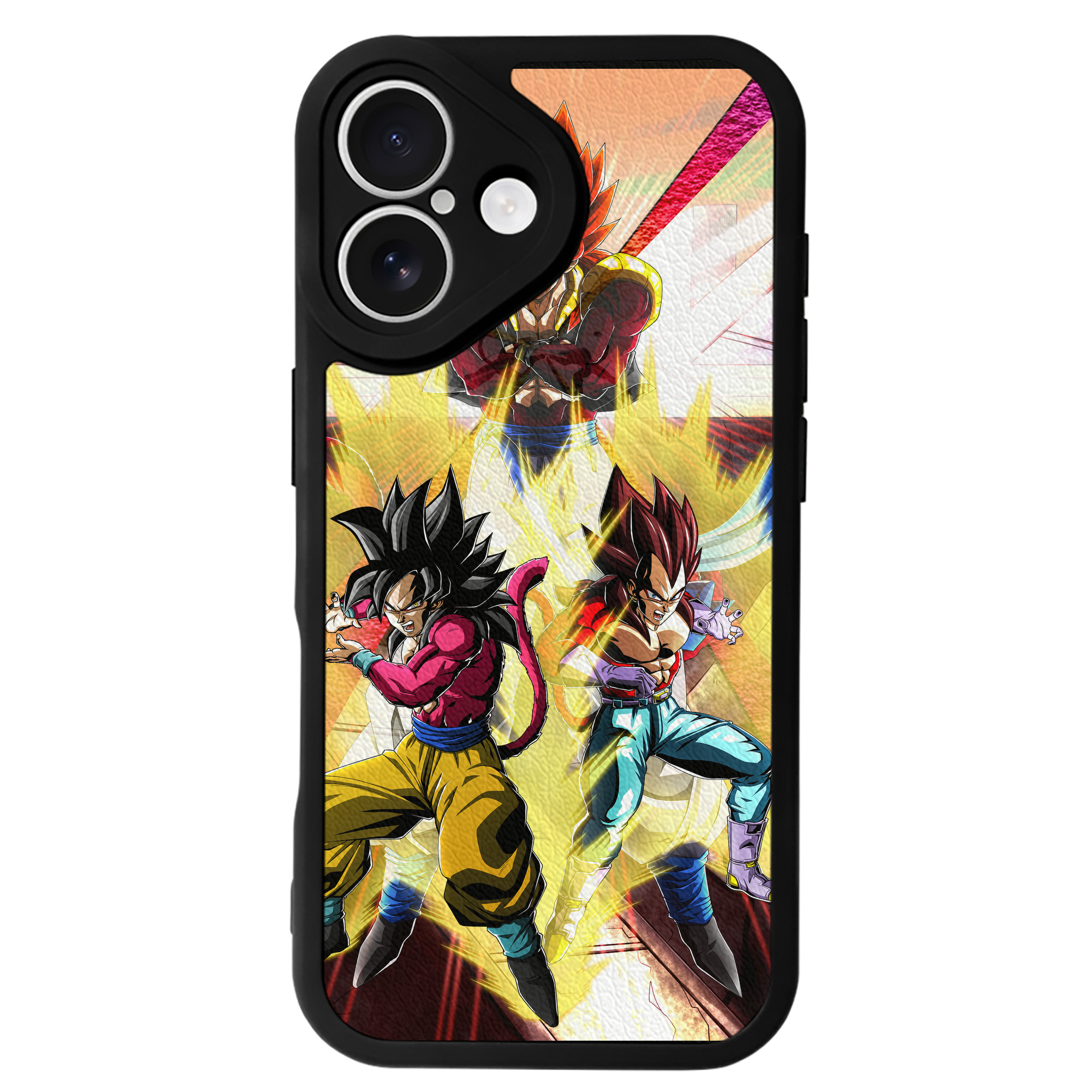 （画像用） ドラゴンボール DRAGON BALL 【iPhone 16シリーズ対応】シリコンスマホケース（レザー調） 材質：シリコン